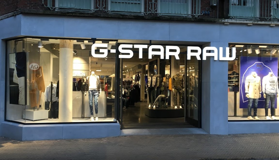 Redenaar lineair buis G-Star RAW Store Groningen - Stadsgids.nl